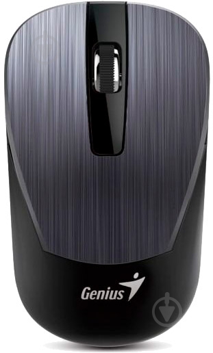 Мышь Genius NX-7015 WL Iron Grey black/grey - фото 1