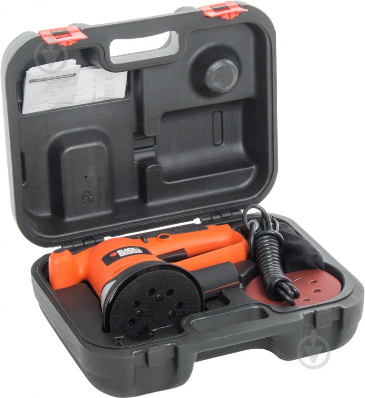 Ексцентрикова шліфмашина Black+Decker KA191EK - фото 5