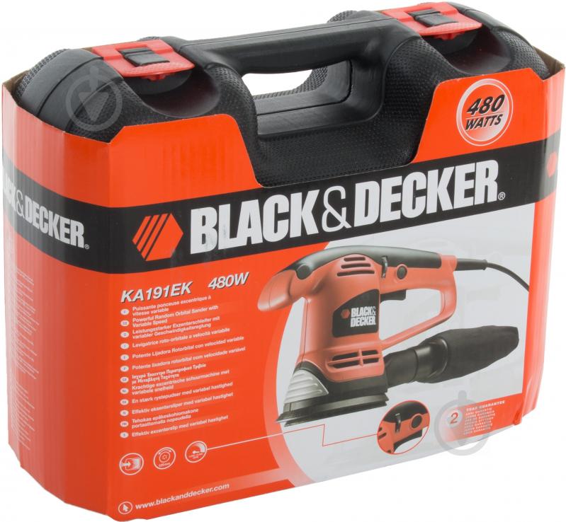 Ексцентрикова шліфмашина Black+Decker KA191EK - фото 7