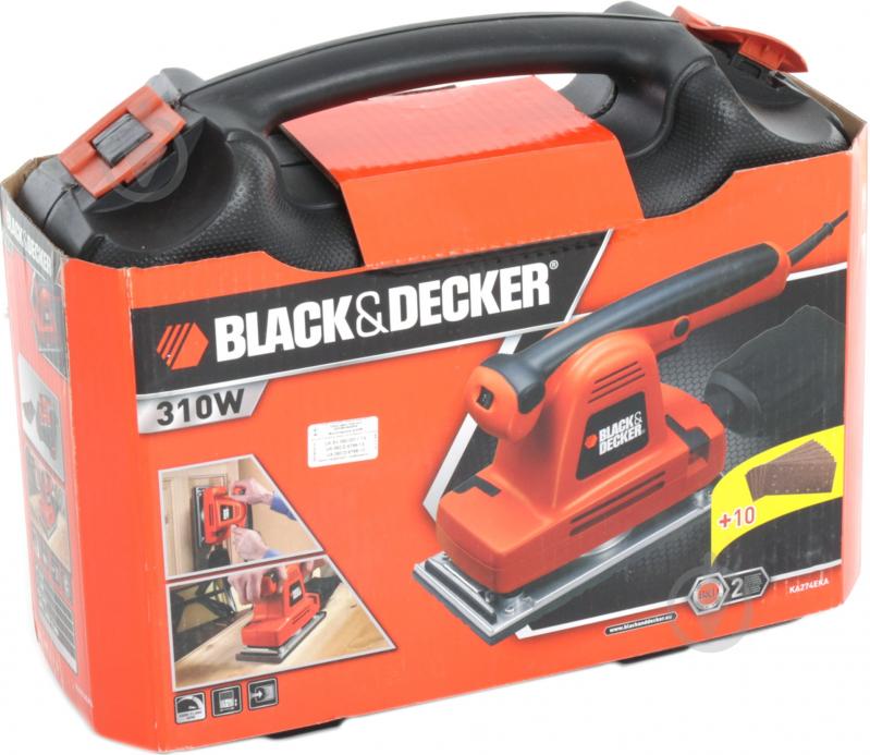 Вібраційна шліфмашина Black+Decker KA274EKA - фото 3