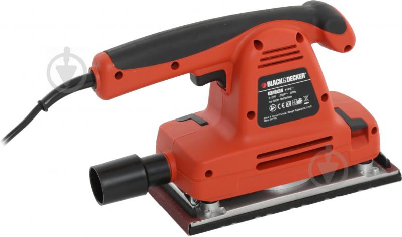 Вібраційна шліфмашина Black+Decker KA274EKA - фото 2