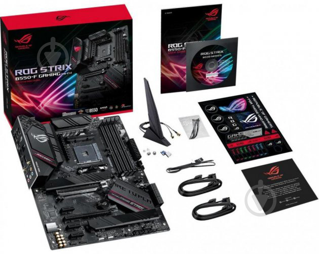 Материнська плата Asus ROG STRIX B550-F GAMING WIFI II (Socket AM4, AMD B550, ATX) - фото 5