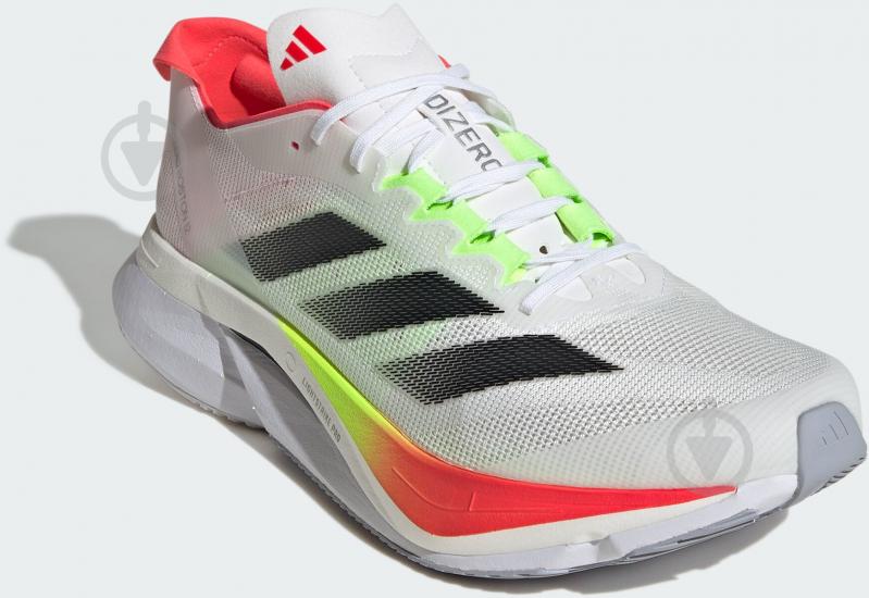 Кросівки чоловічі Adidas ADIZERO BOSTON 12 M JQ2552 р.41 1/3 білі - фото 3