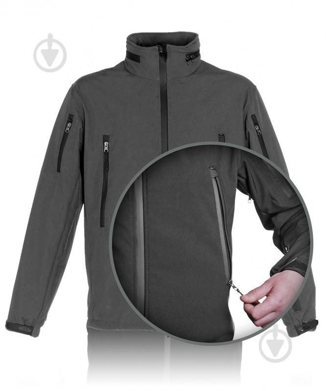 Куртка мужская демисезонная TORNADO Софтшел 42178-44-3 р.S серая - фото 12