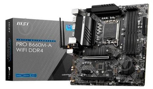 Материнська плата MSI PRO B660M-A WIFI DDR4 (Socket 1700, Intel B660, micro ATX) - фото 5