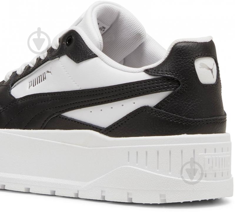 Кроссовки женские Puma KARMEN II IDOL 39746103 р.35,5 белые с черным - фото 4 Кроссовки женские Puma KARMEN II IDOL 39746103 р.35,5 белые с черным - фото 4