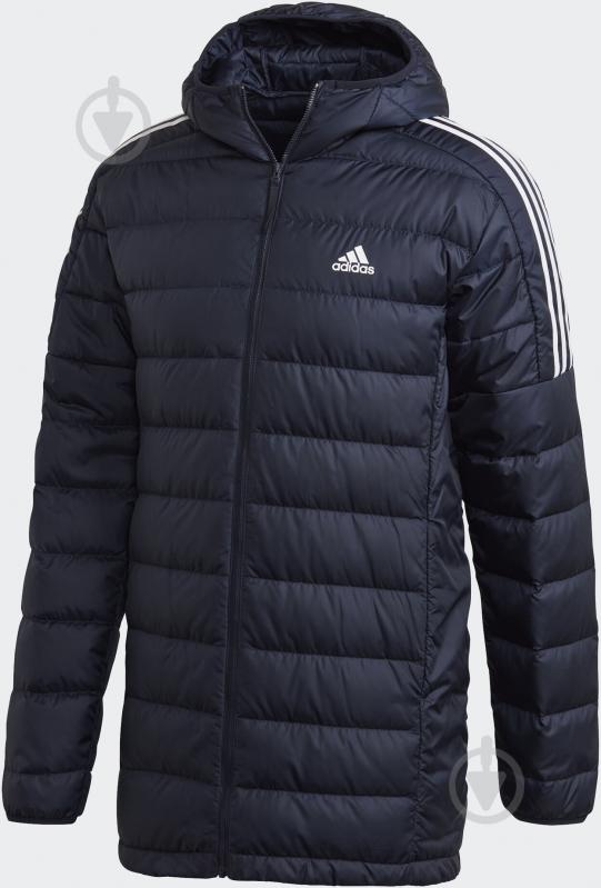Куртка-парка чоловіча зимова Adidas ESS DOWN PARKA GH4605 р.XL чорна - фото 1 Куртка-парка чоловіча зимова Adidas ESS DOWN PARKA GH4605 р.XL чорна - фото 1