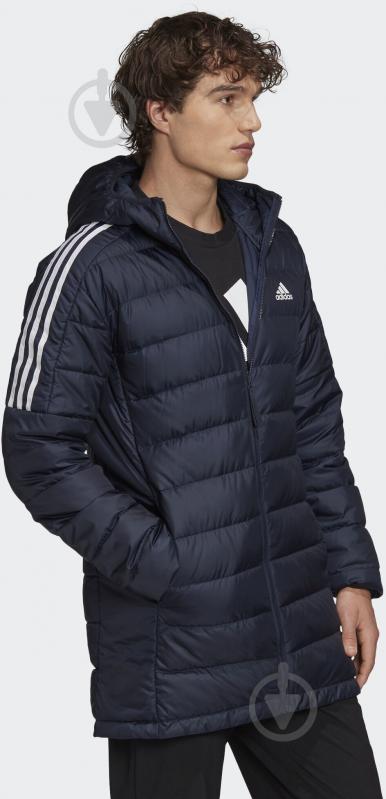 Куртка-парка чоловіча зимова Adidas ESS DOWN PARKA GH4605 р.XL чорна - фото 6 Куртка-парка чоловіча зимова Adidas ESS DOWN PARKA GH4605 р.XL чорна - фото 6