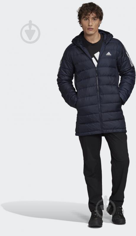 Куртка-парка чоловіча зимова Adidas ESS DOWN PARKA GH4605 р.XL чорна - фото 7 Куртка-парка чоловіча зимова Adidas ESS DOWN PARKA GH4605 р.XL чорна - фото 7