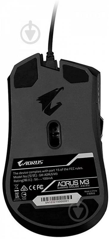 Мышь Gigabyte AORUS M3 black - фото 5