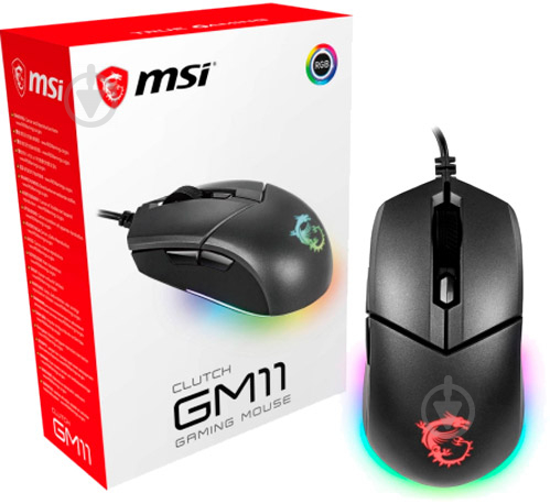 Мышь MSI GM11 black - фото 6