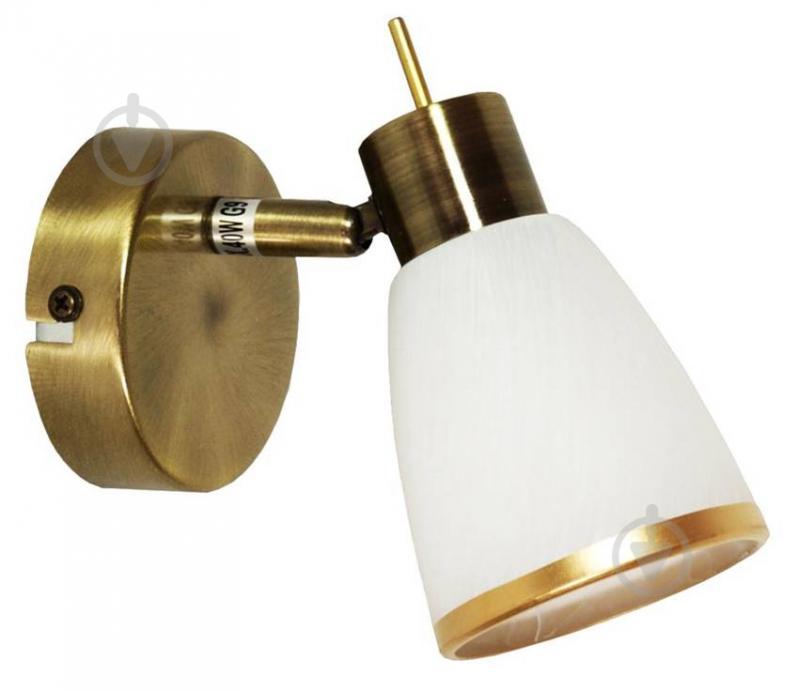 Бра Candellux REGENT 1x40 Вт G9 латунь/білий 91-70012 - фото 1