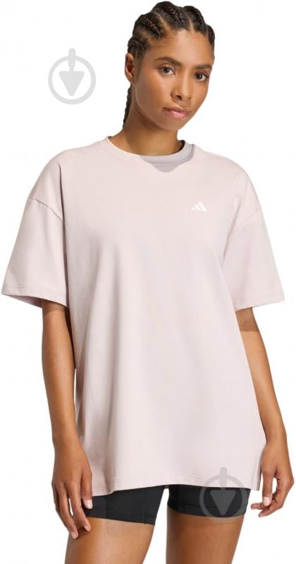 Футболка Adidas PWR ESS TEE ICEPUR KE8523 р.S фіолетовий - фото 1
