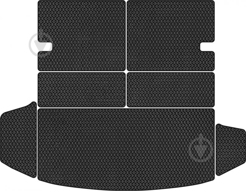 Килим у багажник EVAtech Skoda Kodiaq 2021+ (SK42079BE7RBB) модельні - фото 1