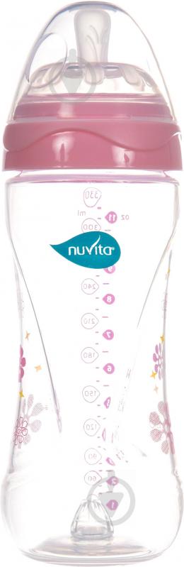 Пляшечка Nuvita Mimic 330 мл NV6050Pink - фото 1