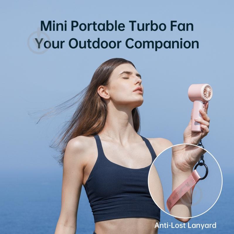 Вентилятор JISULIFE Handheld Fan Pro1 pink (1135759) - фото 8 Вентилятор JISULIFE Handheld Fan Pro1 pink (1135759) - фото 8
