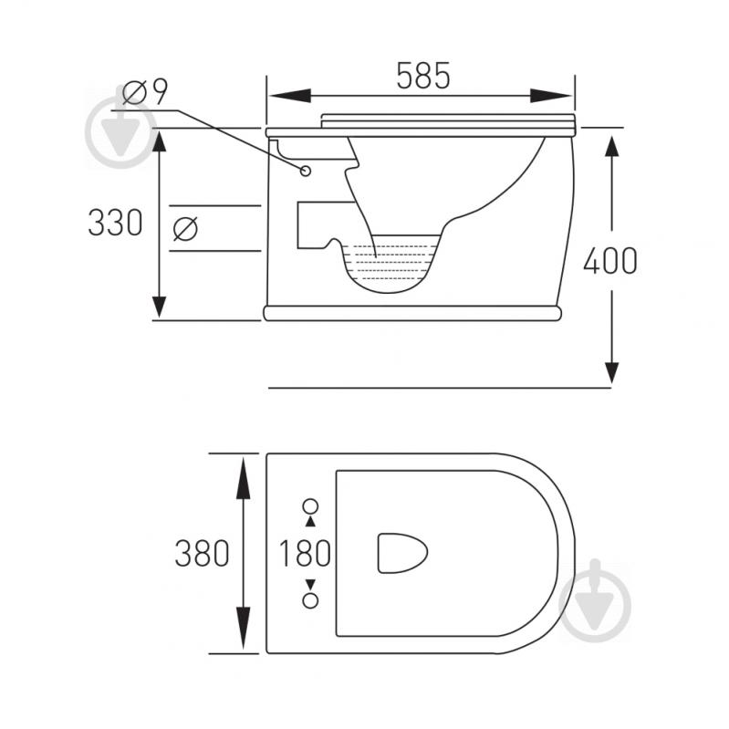 Комплект инсталляции VOLLE Master с кнопкой хром и унитаз Puerta Rimless 13-16-077 + 141515 - фото 4