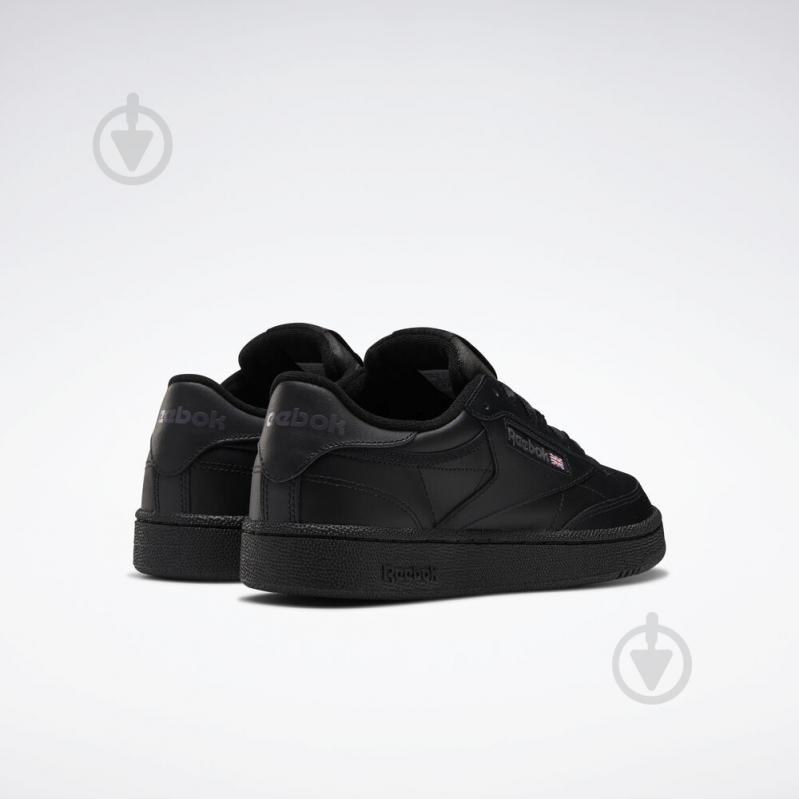 Кроссовки мужские демисезонные Reebok CLUB C 85 AR0454 р.45,5 черные - фото 4