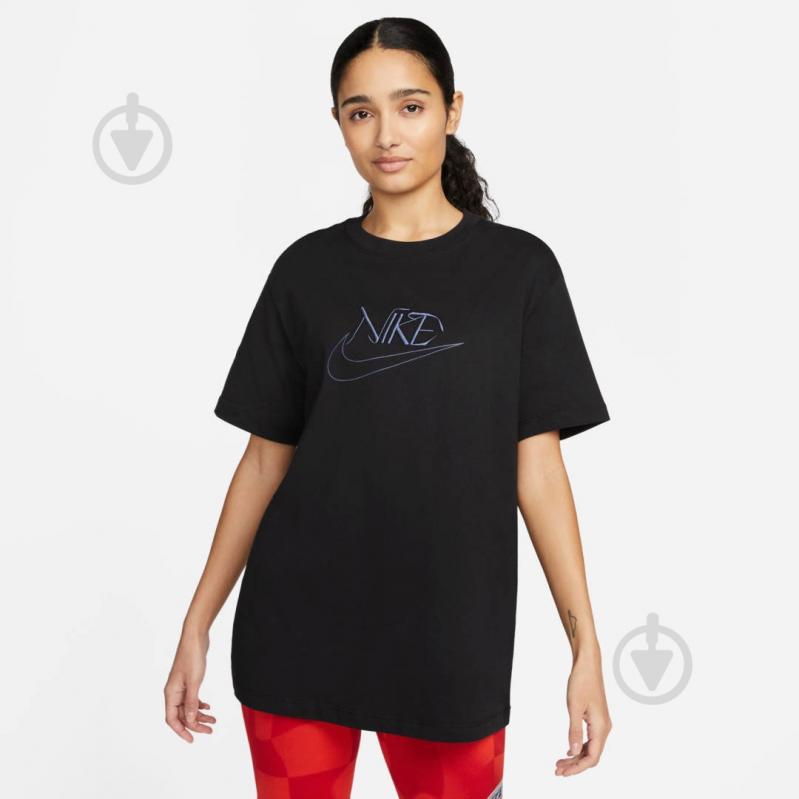 Футболка Nike FB8203-010 р.XS черный - фото 1