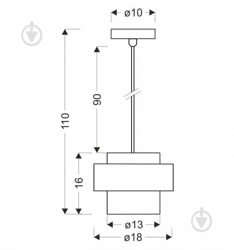 Люстра подвесная Candellux Spiega 1x60 Вт E27 черный/латунь/дымчатый 31-09494 - фото 4