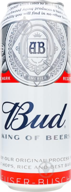 Пиво Bud світле 0,5 л - фото 1