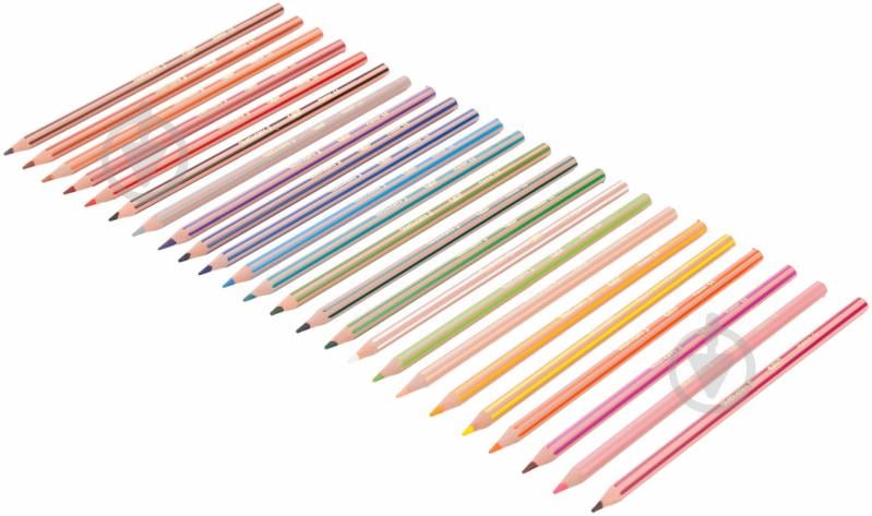 Олівці кольорові Evolution Stripes BIC - фото 2