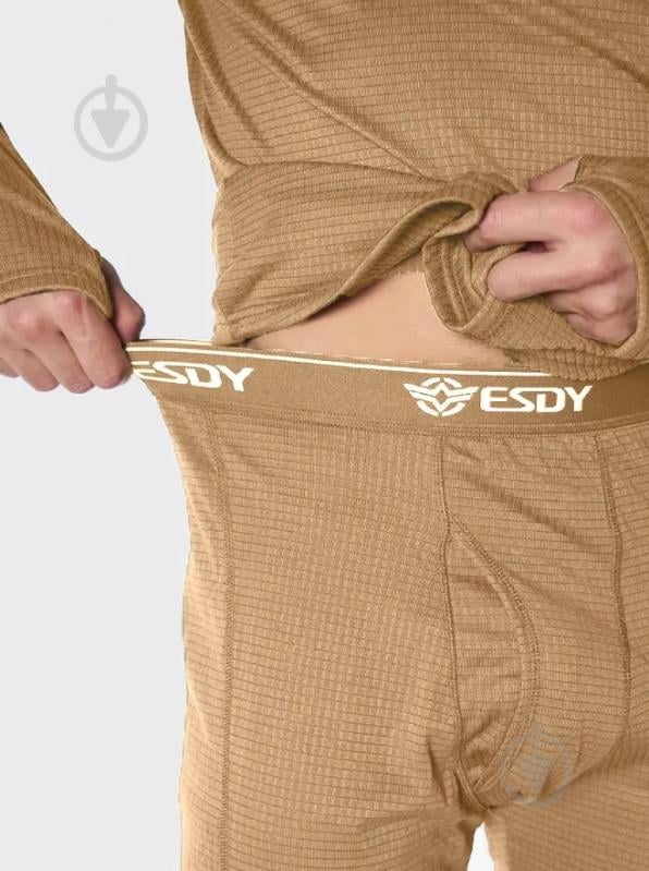 Термобелье ESDY плотная "Кубик" р.3XL coyote - фото 7 Термобелье ESDY плотная "Кубик" р.3XL coyote - фото 7