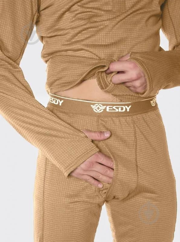 Термобелье ESDY плотная "Кубик" р.L coyote - фото 8 Термобелье ESDY плотная "Кубик" р.L coyote - фото 8