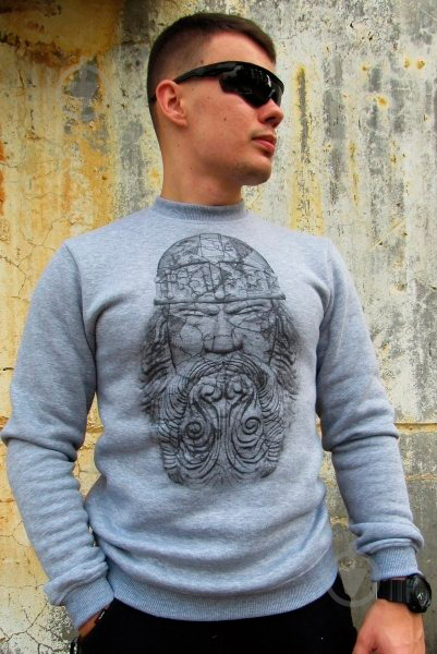 Світшот P1G Winter Sweatshirt Warrior Spirit UA281-29911-WR-IG р. M коричневий - фото 2