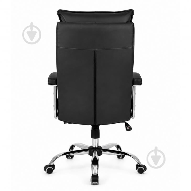 Кресло офисное Примтекс Плюс Flex Chrome MF D-5 PK черный - фото 4