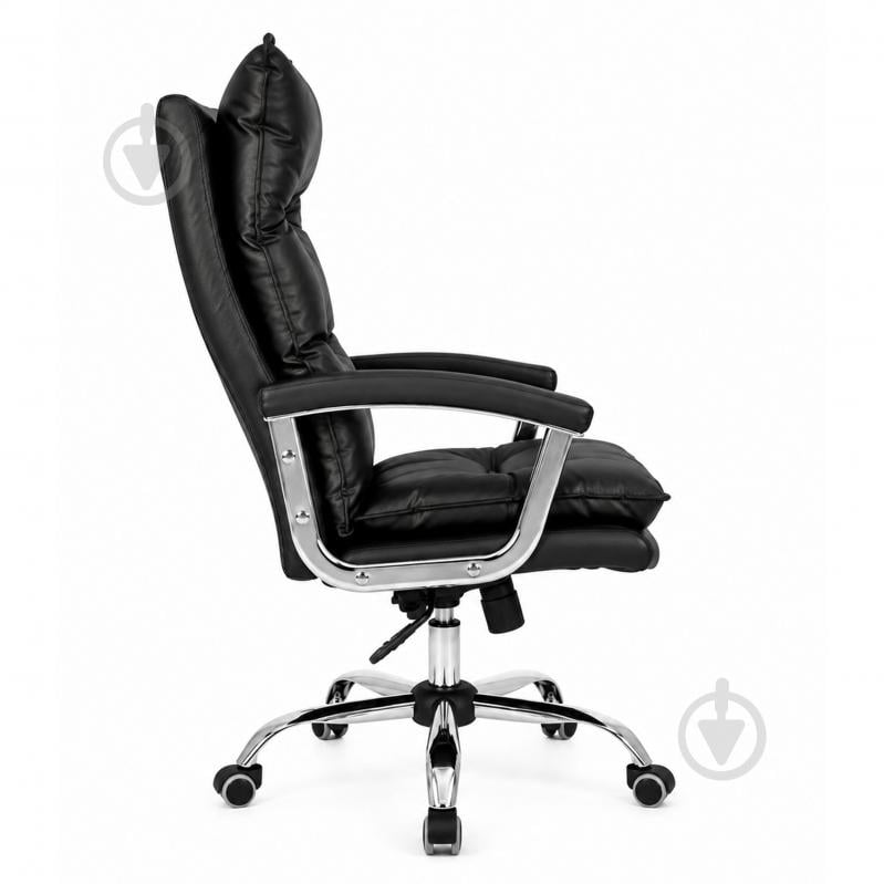 Кресло офисное Примтекс Плюс Flex Chrome MF D-5 PK черный - фото 2