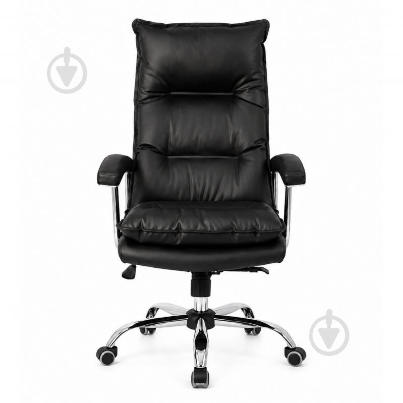 Кресло офисное Примтекс Плюс Flex Chrome MF D-5 PK черный - фото 3