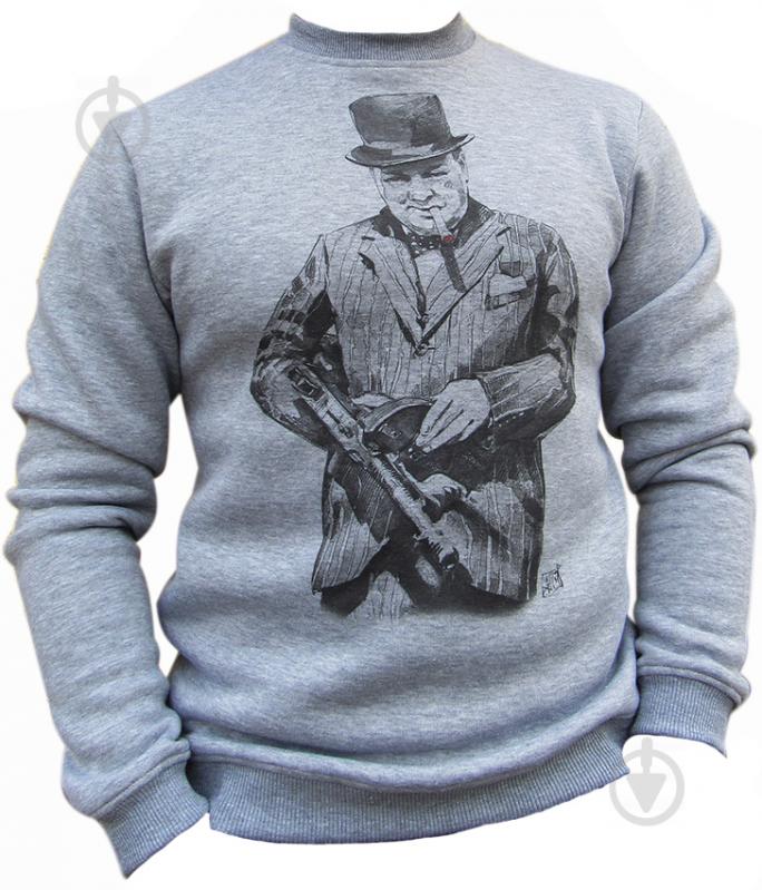 Свитшот P1G WINTER SWEATSHIRT WINSTON CHURCHILL UA281-29911-WC-IG р. S серый - фото 1