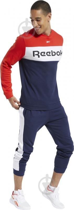 Джемпер Reebok TE LL FLC Crew FS8473 р. M синий - фото 6