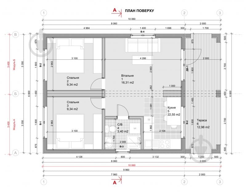 Модульный дом SIP68 Budmall Комфорт - фото 2