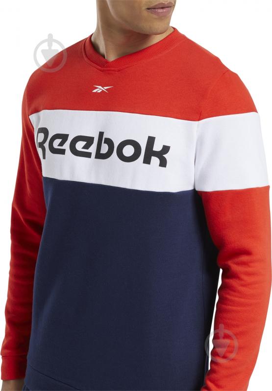Джемпер Reebok TE LL FLC Crew FS8473 р. XL синий - фото 3 Джемпер Reebok TE LL FLC Crew FS8473 р. XL синий - фото 3
