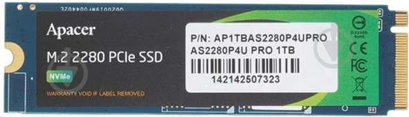 SSD-накопичувач Apacer 1000GB M.2 PCI Express 3.0 x4 3D NAND (AP1TBAS2280P4UPRO-1) - фото 2