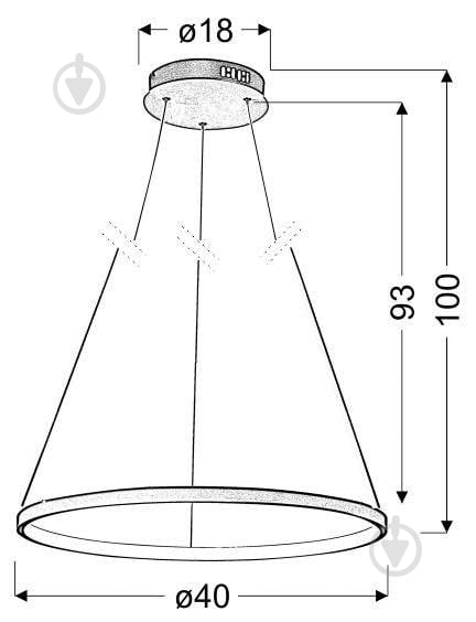 Люстра подвесная Candellux LUNE 1x25 Вт серебро/белый 31-64646 - фото 2