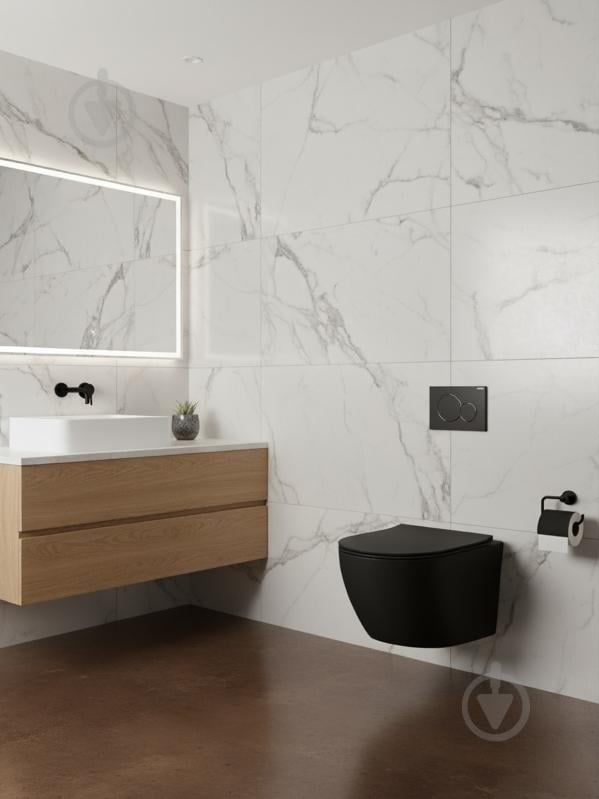 Комплект Helmken 37G1043E79 5 в 1: унитаз с сиденьем Slim Duroplast/Soft-close - фото 13