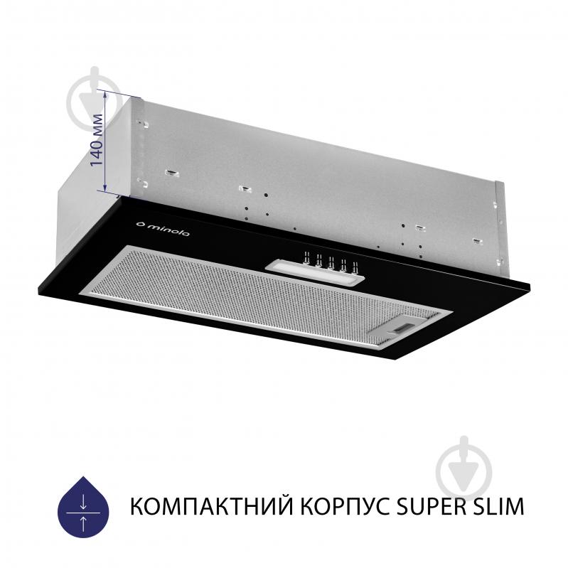 Витяжка Minola HBI 5025 BL LED повновбудовувана - фото 2