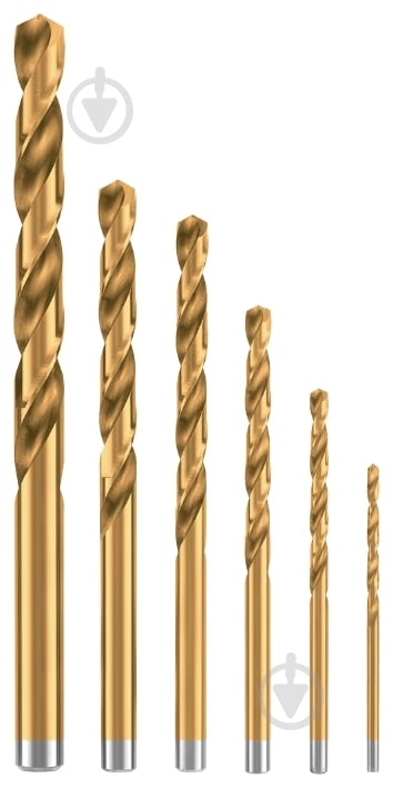 Набір свердел по металу Einhell 2-8 мм 6 шт. 427006 - фото 3 Набір свердел по металу Einhell 2-8 мм 6 шт. 427006 - фото 3