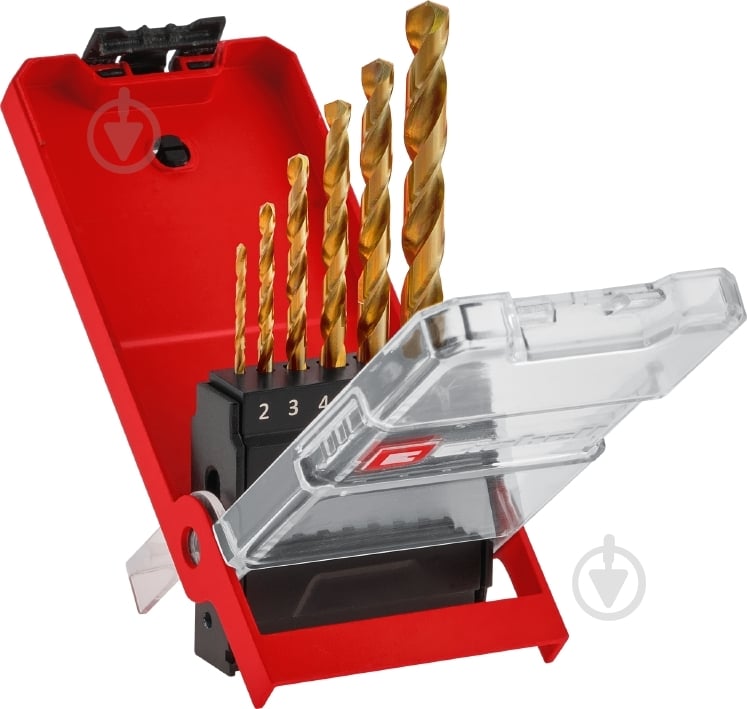 Набір свердел по металу Einhell 2-8 мм 6 шт. 427006 - фото 1 Набір свердел по металу Einhell 2-8 мм 6 шт. 427006 - фото 1