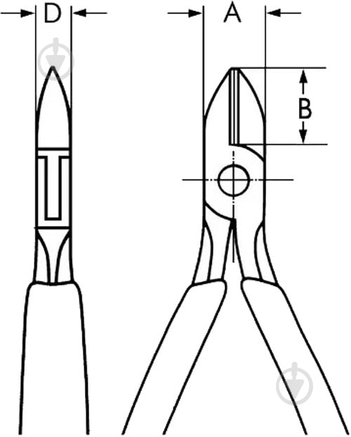 Бокорізи WURTH зокруглена форма без скосу L115MM 1 шт. 07140738 - фото 3