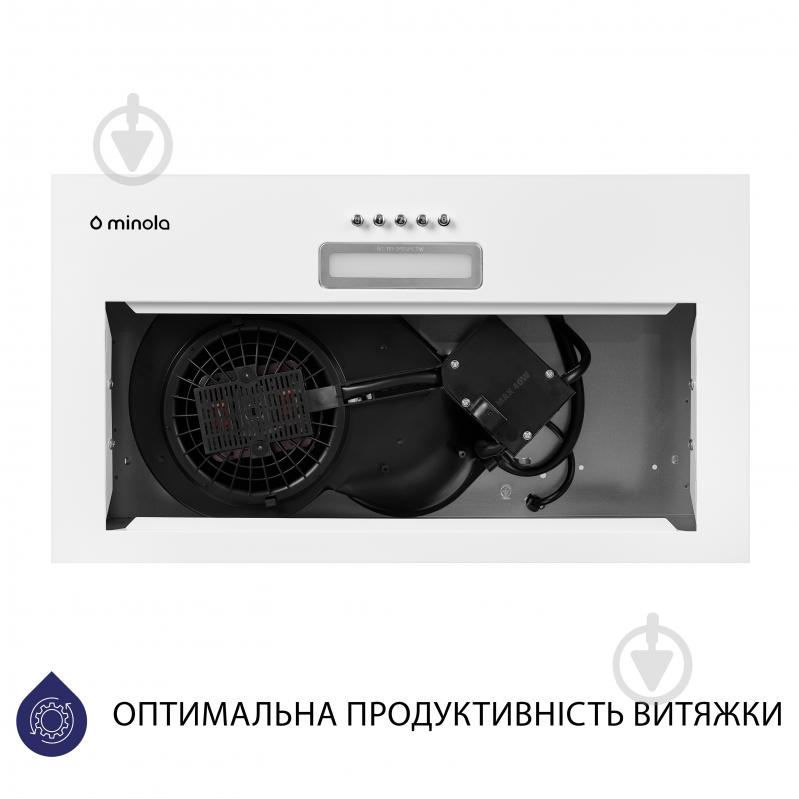 Витяжка Minola HBI 5025 WH LED повновбудовувана - фото 5