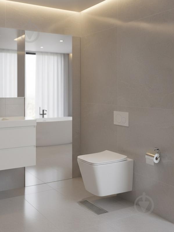 Комплект Helmken 848AG54506 5 в 1: унитаз с сиденьем Slim Duroplast/Soft-close - фото 7