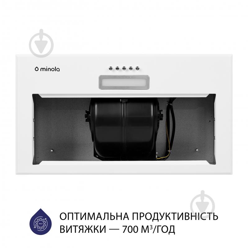 Вытяжка Minola HBI 5214 WH 700 LED полновстраиваемая - фото 5