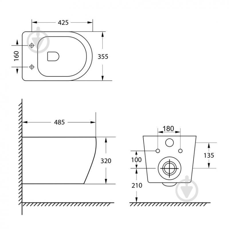 Комплект Helmken K9Y8760330 5 в 1: унитаз с сиденьем Slim Duroplast/Soft-close - фото 15 Комплект Helmken K9Y8760330 5 в 1: унитаз с сиденьем Slim Duroplast/Soft-close - фото 15
