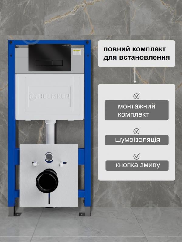 Комплект Helmken 26478T79G0 5 в 1: унитаз с сиденьем Slim Duroplast/Soft-close - фото 4 Комплект Helmken 26478T79G0 5 в 1: унитаз с сиденьем Slim Duroplast/Soft-close - фото 4