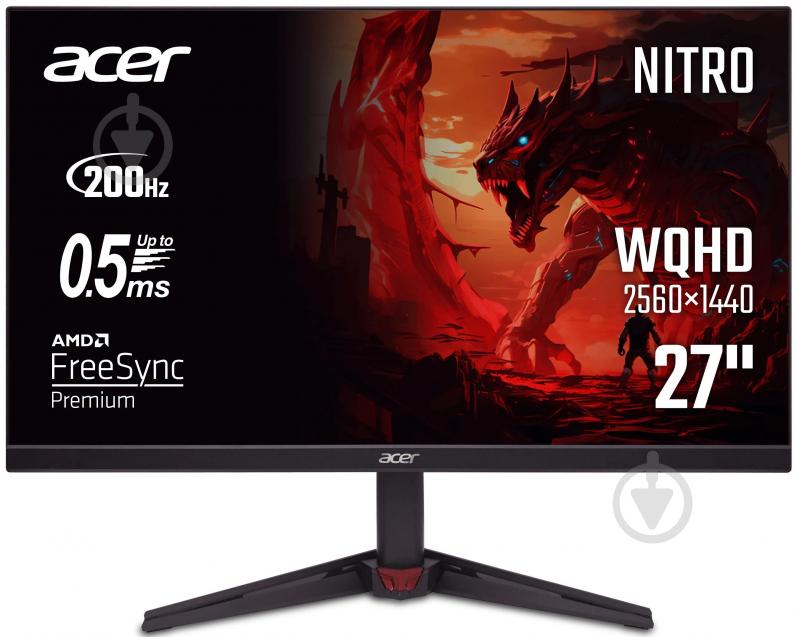 Монитор Acer Nitro VG270UX1bmiipx 27" (UM.HV0EE.105) - фото 1