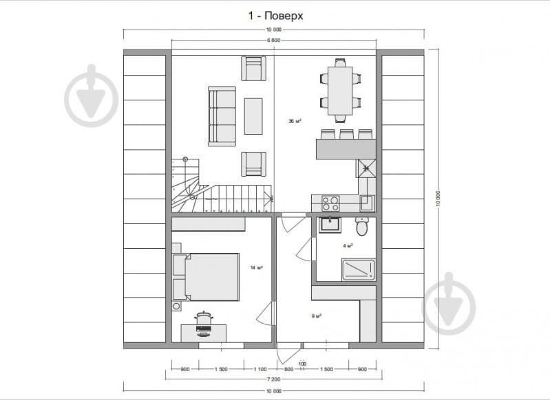 Домокомплект SIP100 Budmall Комфорт - фото 2
